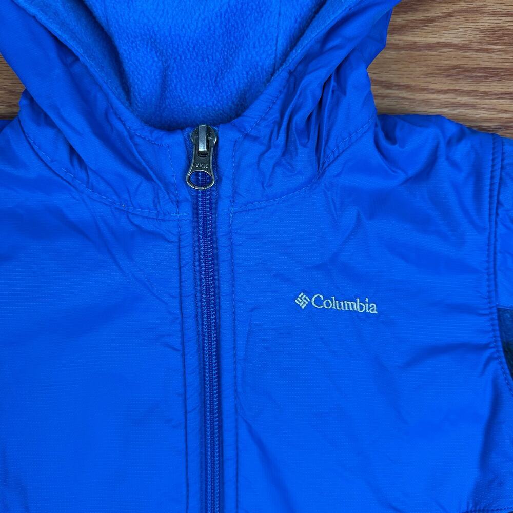 Columbia Sportswear Steens Mt Overlay Hooded Fleece Toddler Jacket Sz 18-24M - Picture 5 of 8